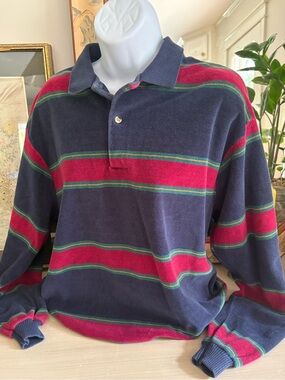 Vintage Chesterfield Velor Rugby polo shirt